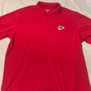 NEW Kansas City Chiefs Red Polo Size Large